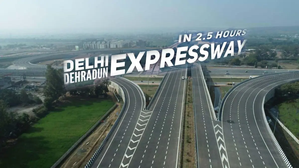 Delhi Dehradun Expressway Big Update On Delhi Dehradun Expressway Opening Date Arrived. Less Than Half Time To Reach Mountains Now.
