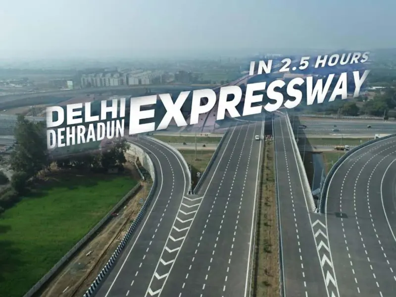 Delhi Dehradun Expressway Big Update On Delhi Dehradun Expressway Opening Date Arrived. Less Than Half Time To Reach Mountains Now.