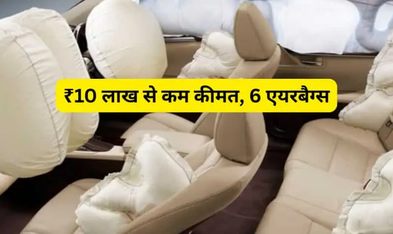 The Safest Car For Under ₹ 10 Lakh Every Version The Safest Car For Under ₹ 10 Lakh! Every Version Comes With 6 Airbags, Ensuring No Compromise On Safety.