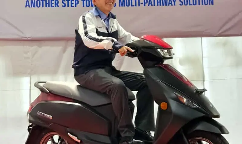 Revolutionizing Commuting Suzukis E Cacess Electric Scooter Hits Production With Top Suzuki'S E-Access Electric Scooter Hits Production With Top Features. Holidays For Ola Coming.