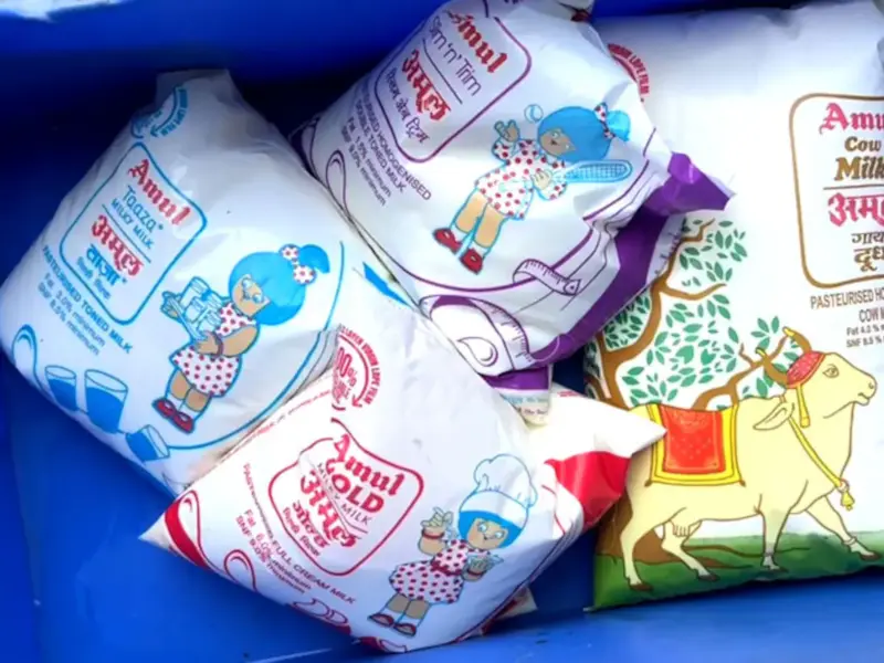 Amul Amul: Pouch Milk Price Unchanged. Uht Tetra Pack Prices To Be Cut Only After Gst Relief