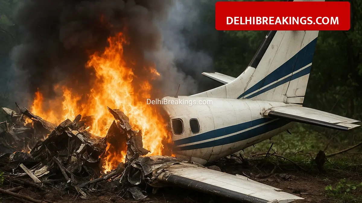 delhibreakings ajit pawar plane crash breaking news death confirmed Breaking News: Plane Carrying Ajit Pawar Crashes, Maharashtra Deputy CM Dead