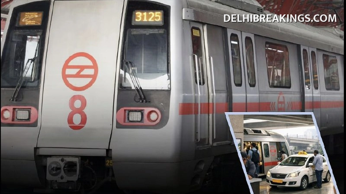 Delhibreakings Delhi Metro Dmrc Launches Last Mile Connectivity App Booking Service Delhi Metro Starts Cab And Auto Booking From Stations, Service Available On Sarthi App From Jan 31