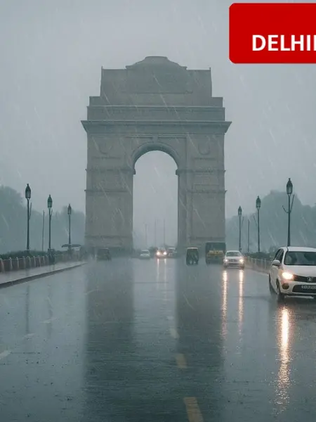 IMD Issues Yellow Alert for Delhi Today, Rain and 40 Kmph Winds to Bring Chill Back