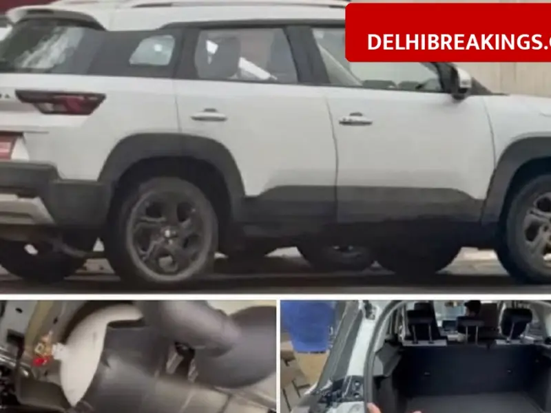 Maruti Brezza 2026 Spotted With Underbody Cng Tank, No Spare Wheel But Full Boot Space For Passengers